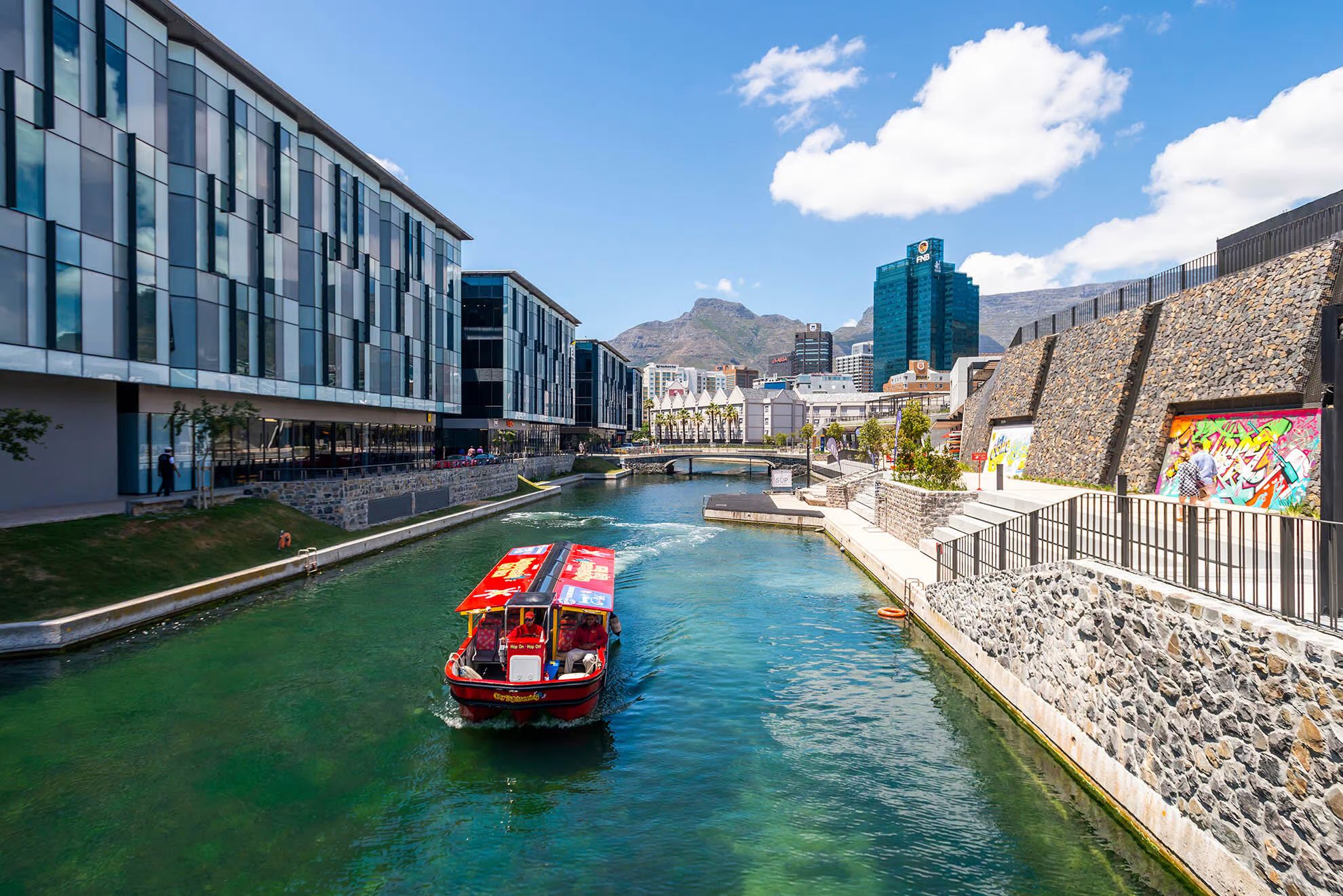 1/2 Day Relaxed Canal Cruise with Table Mountain Views