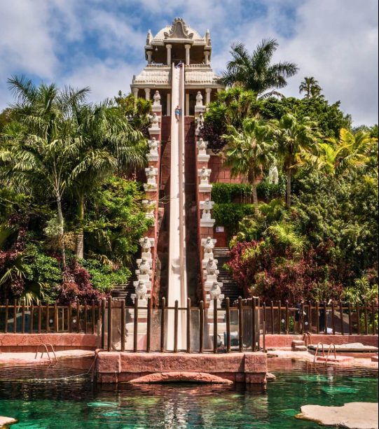Siam park water slide Tenerife