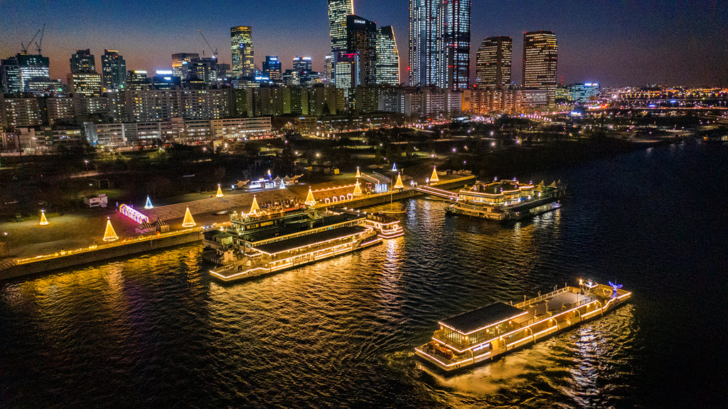 Seoul Nightlife Tour : Royal Palace Tour, Chimaek Adventure, Romantic Summer Night Cruise with Music, Han River Sightseeing
