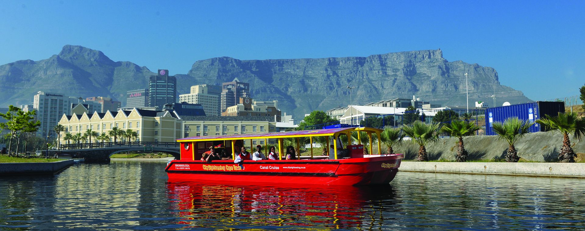 1/2 Day Relaxed Canal Cruise with Table Mountain Views