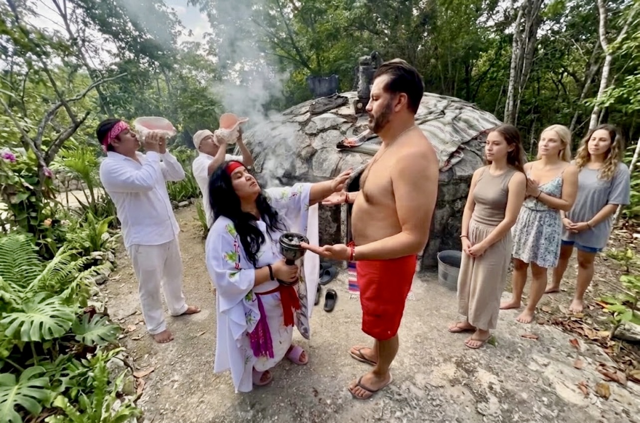 Mayan Temazcal & sacred cenote experience