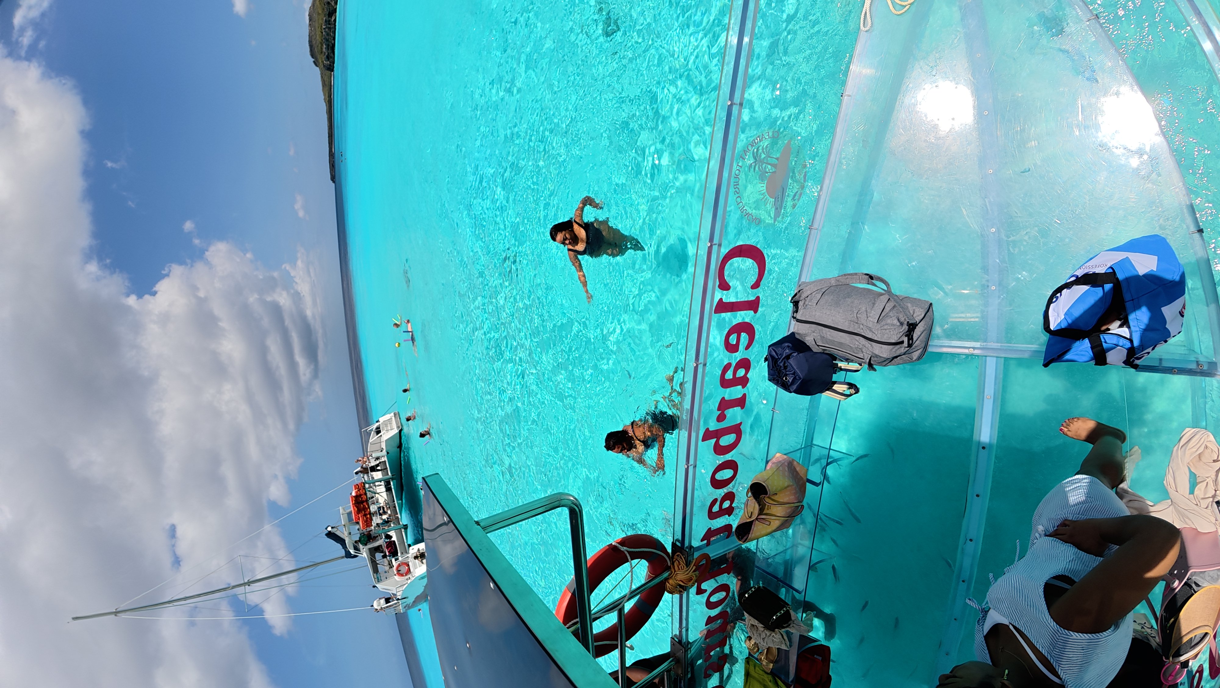Tour ClearBoat de Curaçao: Daaibooi, Porto Mari y Cas Abao