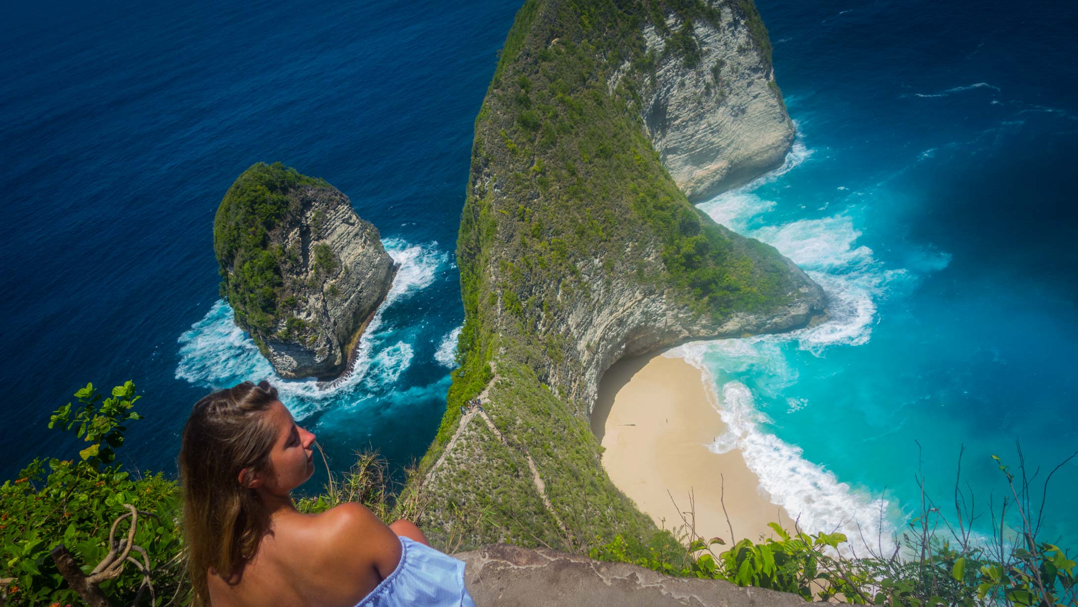 Excursión a la isla West Beach Nusa Penida que incluye traslado en lancha rápida desde Sanur Bali