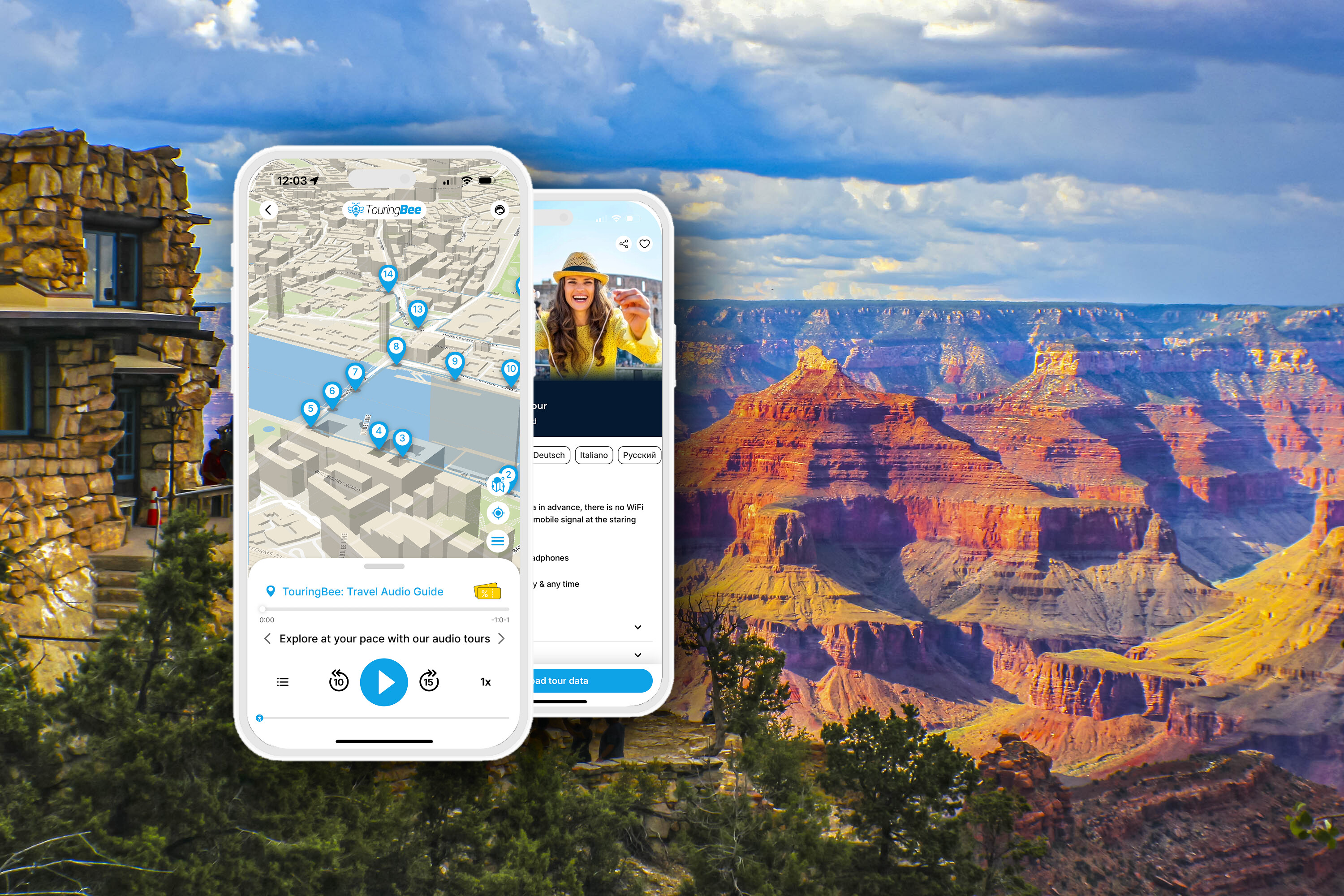 Grand Canyon Tour with audio guide
