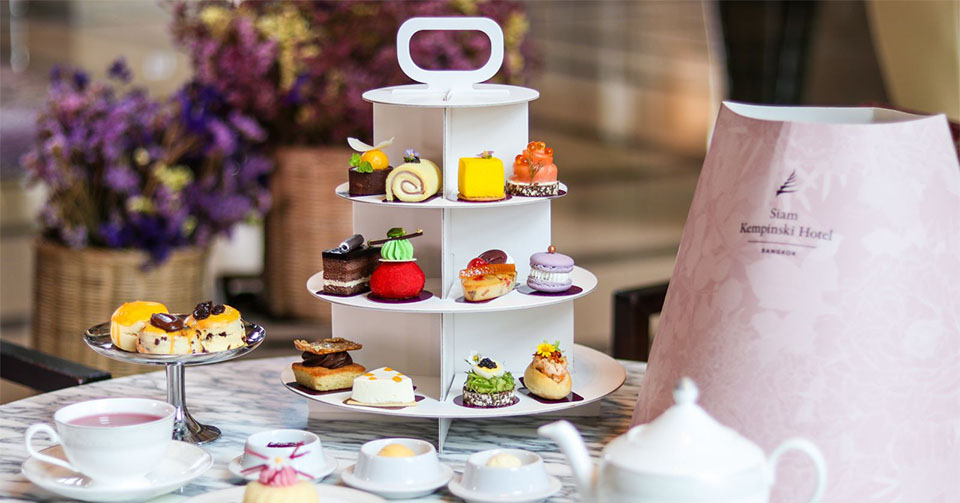 Siam Kempinski Bangkok: delicia clásica del té de la tarde