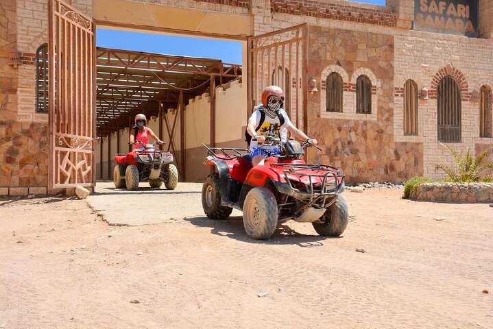 Hurghada Desert Safari Adventure: Quad Bike, Jeep, Camel Ride, Bedouin Village & BBQ Dinner in Hurghada