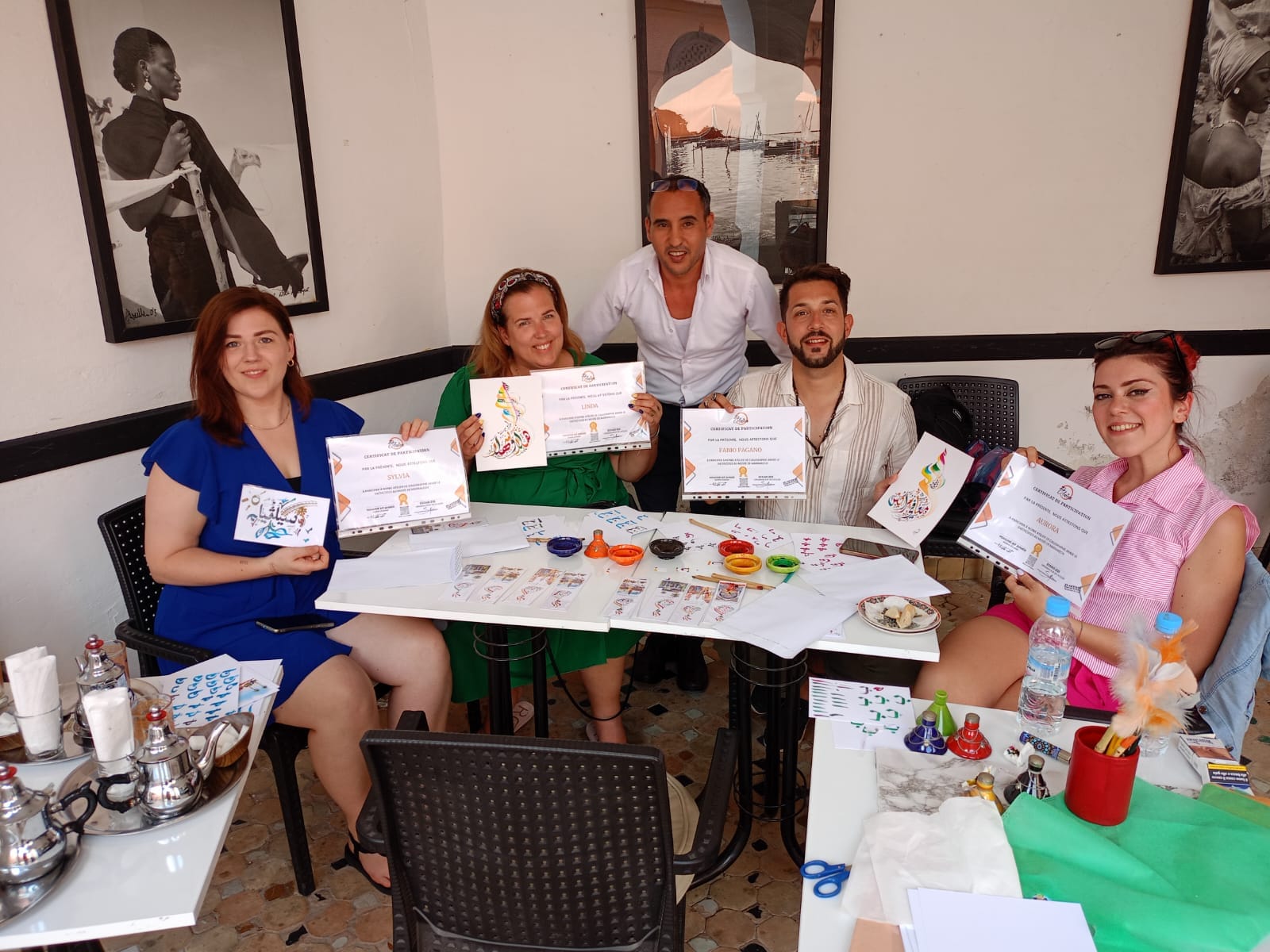 Marrakech Taller decCaligrafía árabe con té marroquí