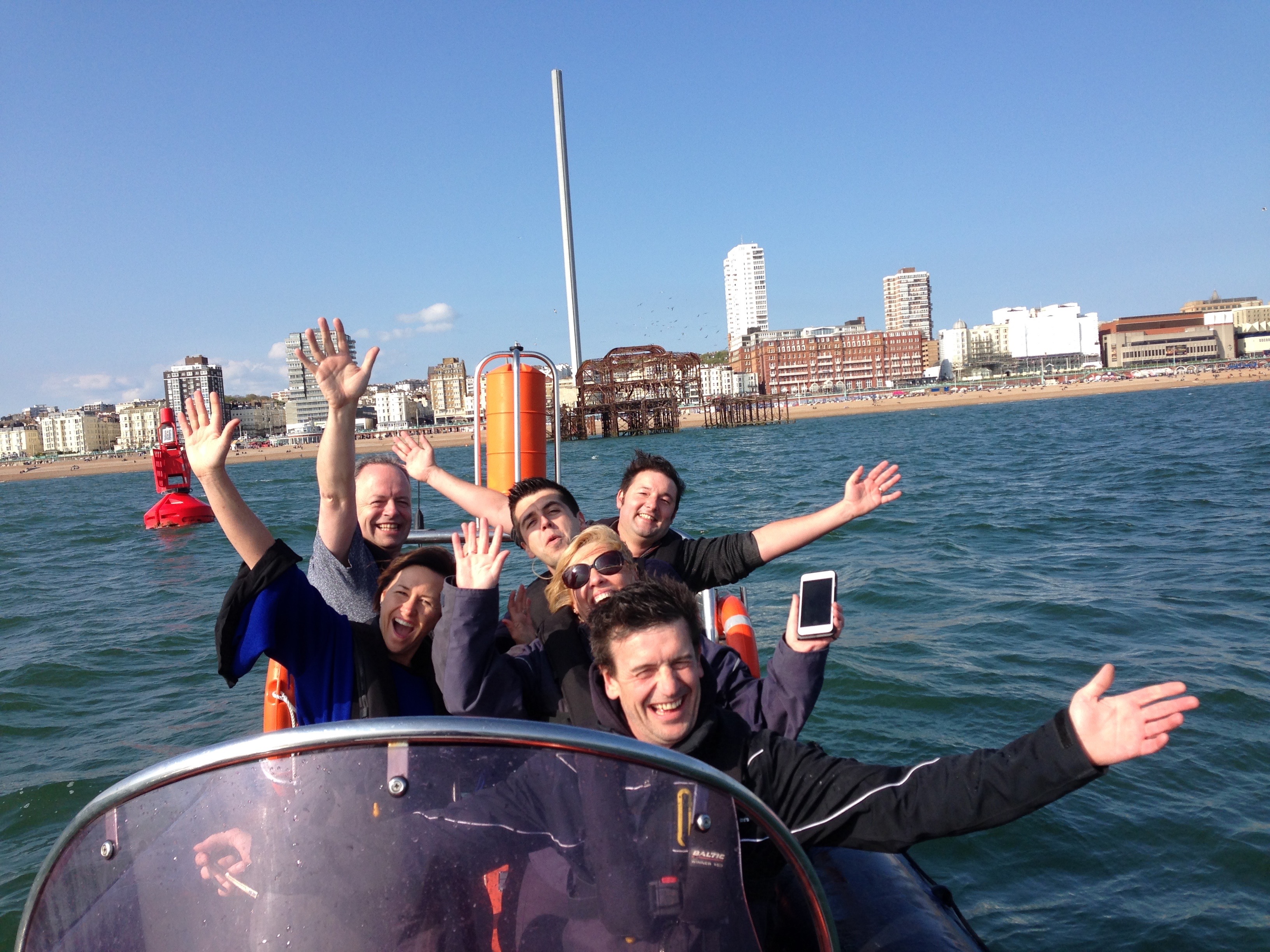 Paseo en lancha motora por Brighton
