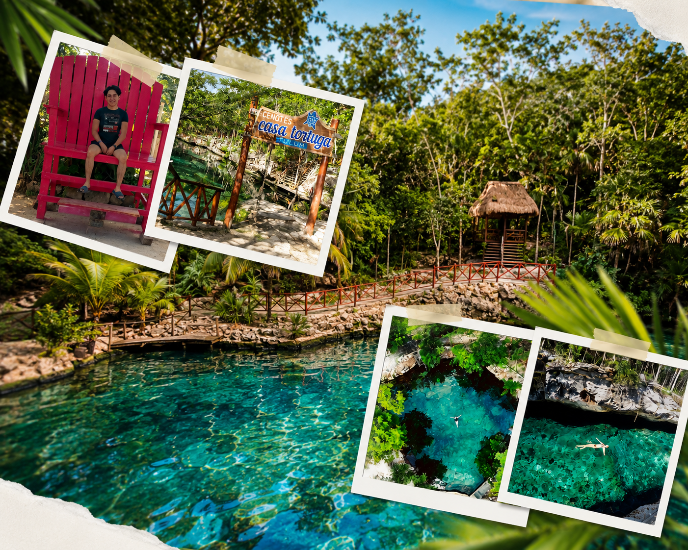 Snorkel VIP Express en 4 Cenotes Paradisíacos en Casa Tortuga