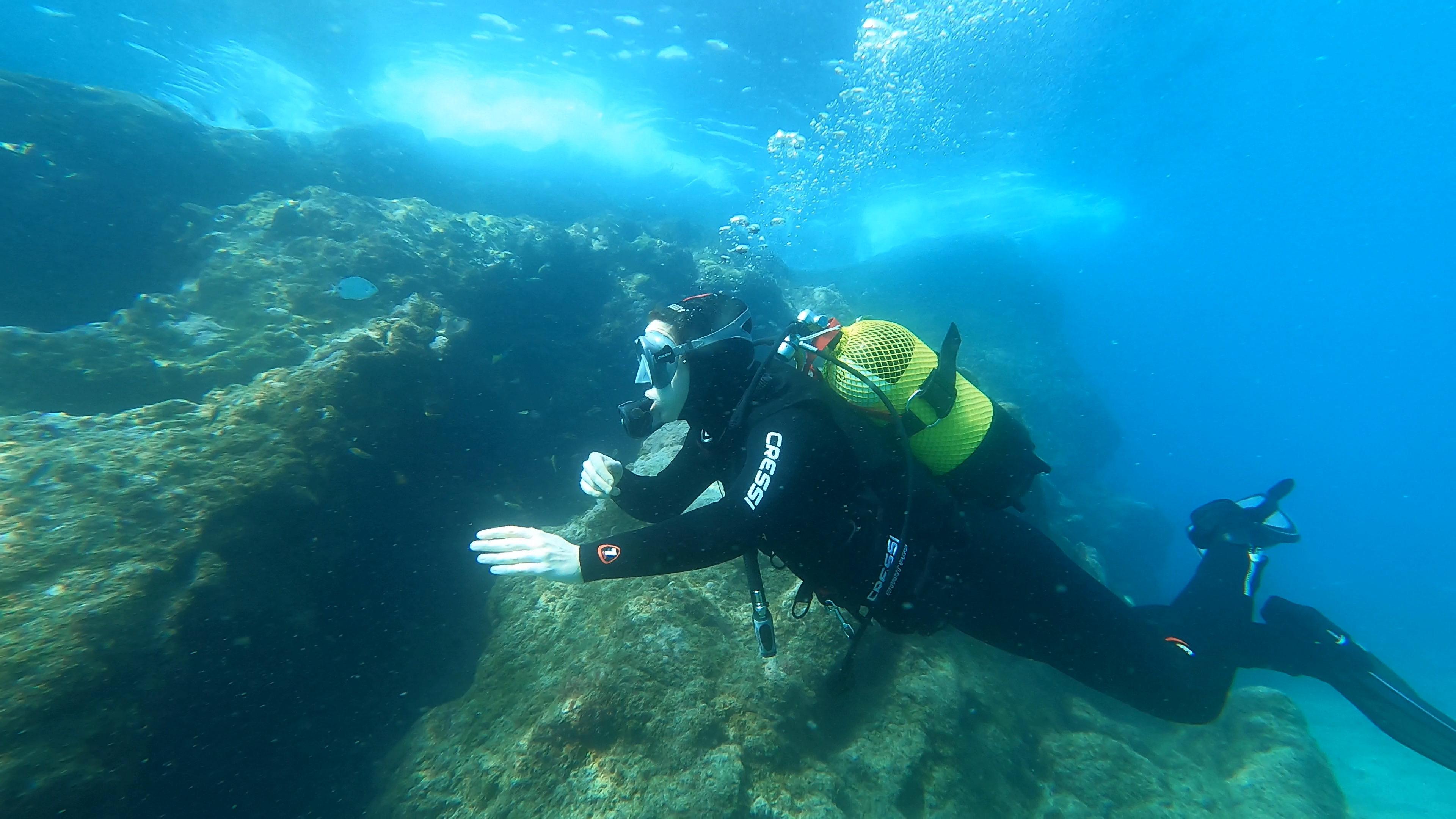 Bautismo de buceo con dos inmersiones desde Costa Teguise