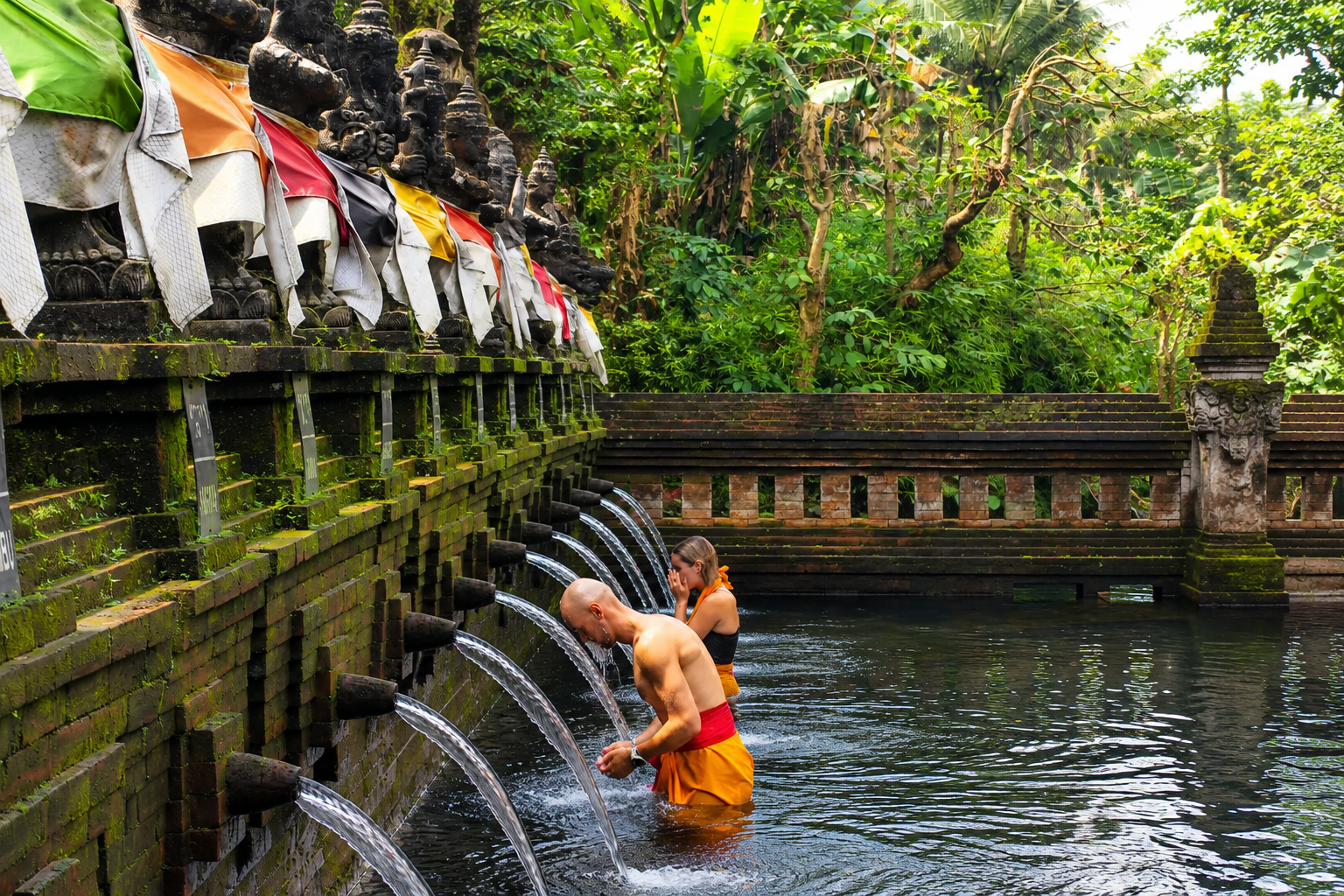 El columpio privado más Instagrammable y el baño sagrado sagrado de Bali