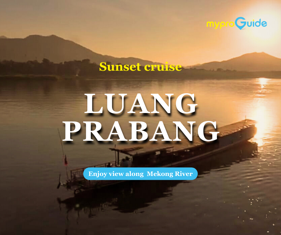 Crucero al atardecer por el río Luang Prabang