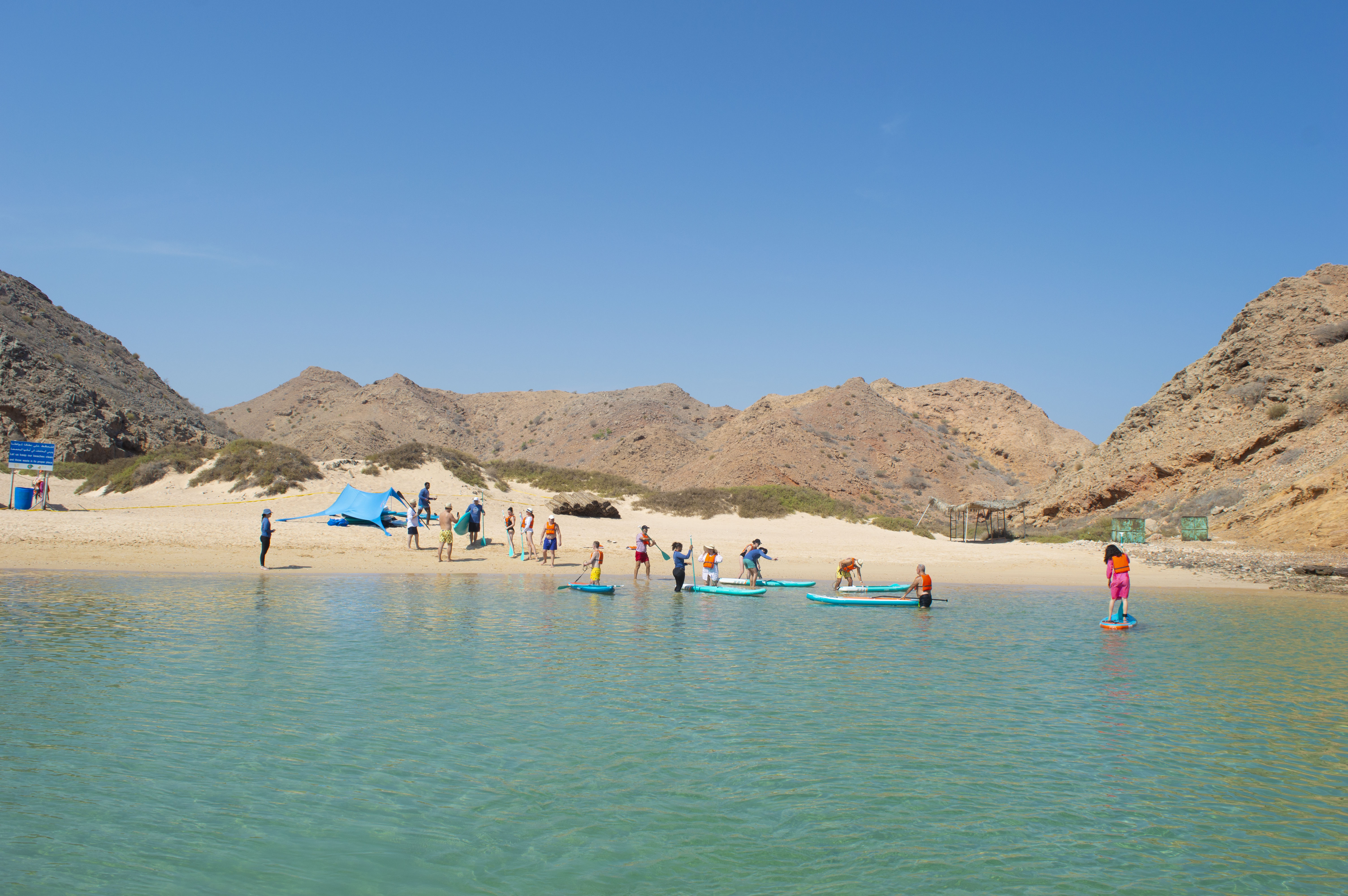 Configuración de la playa