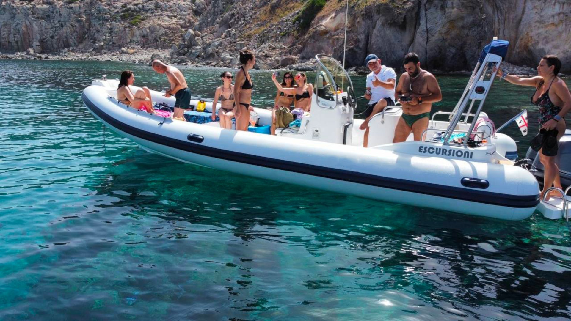 From Sant'Antioco: RIB tour between Carloforte and Masua - Photo 4