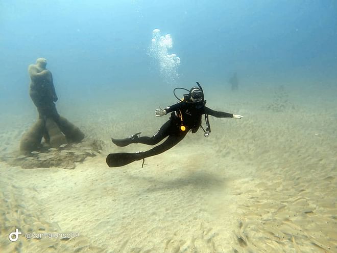 Bautizo en el Museo Atlántico, Playa Blanca