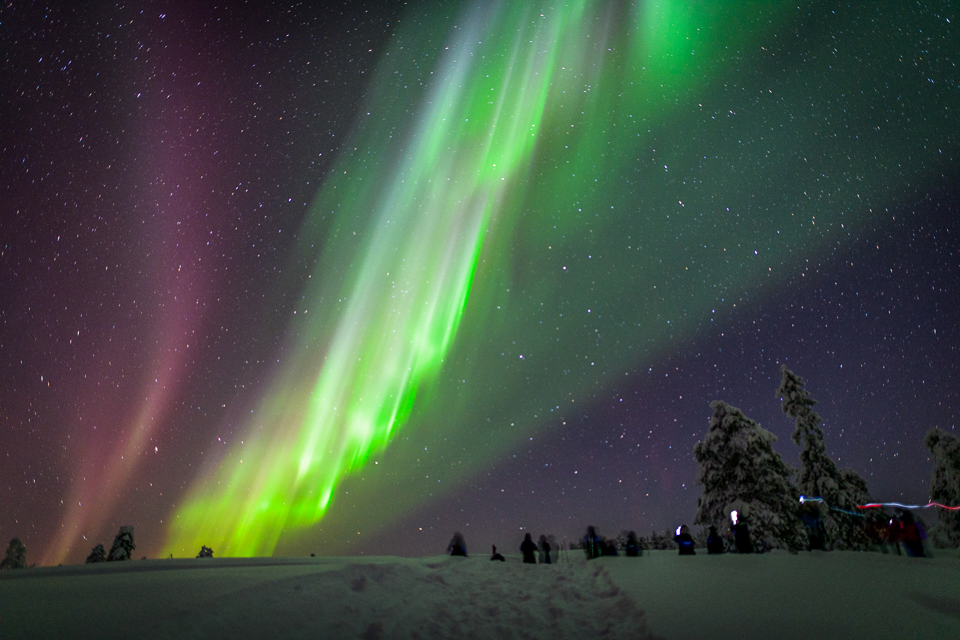 Celebración del Año Nuevo según las tradiciones finlandesas y la aurora boreal - Kemi - Foto 3