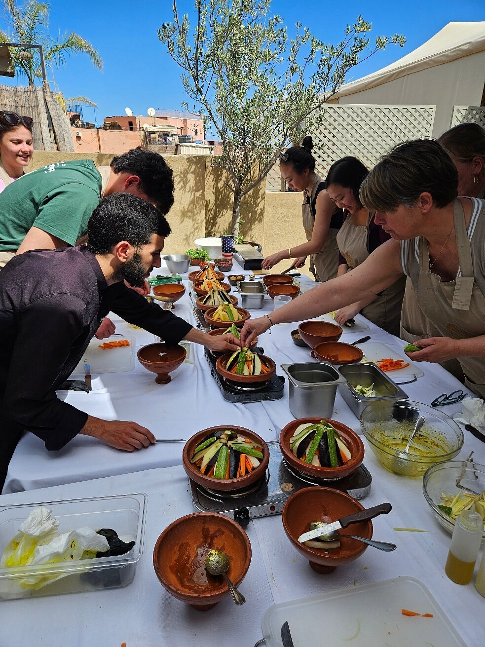 Clase de cocina de Marrakech y visita al mercado del zoco