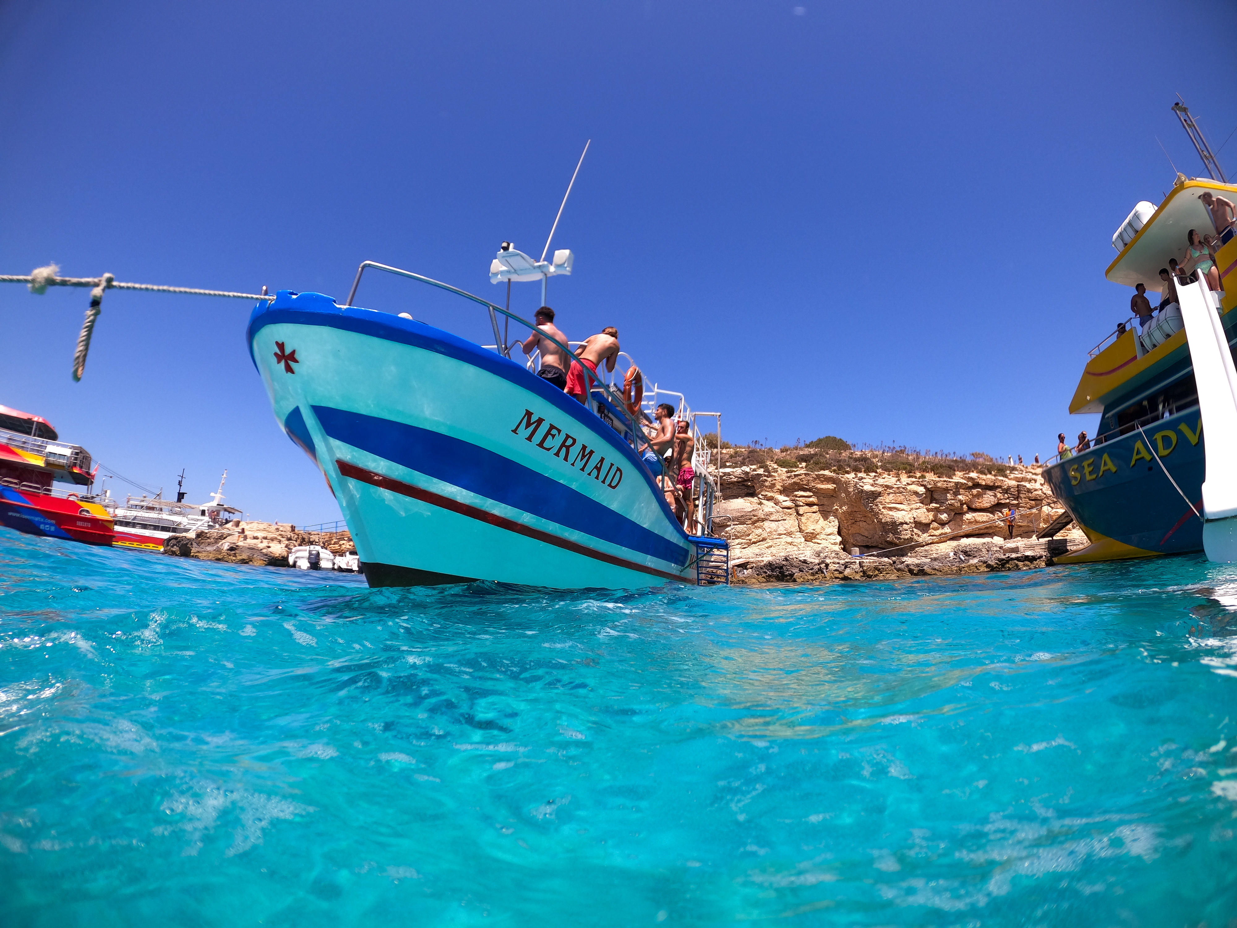 Traditional Boat Tour - Bugibba: Blue Lagoon, Comino and Gozo 