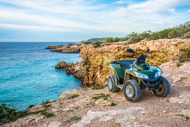 Ibiza Quad Tour with Swimming Stop and Natural Landscapes
