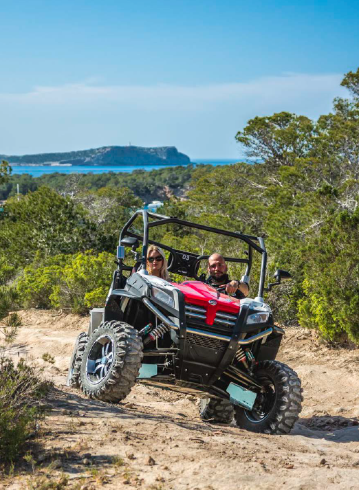 Buggy Tour Through Southern Ibiza with Cala Jondal and Benimussa