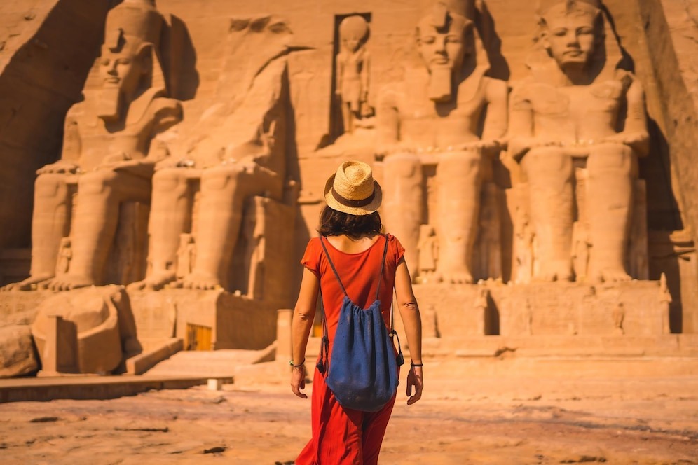 Los Templos de Abu Simbel en Avión desde Asuán