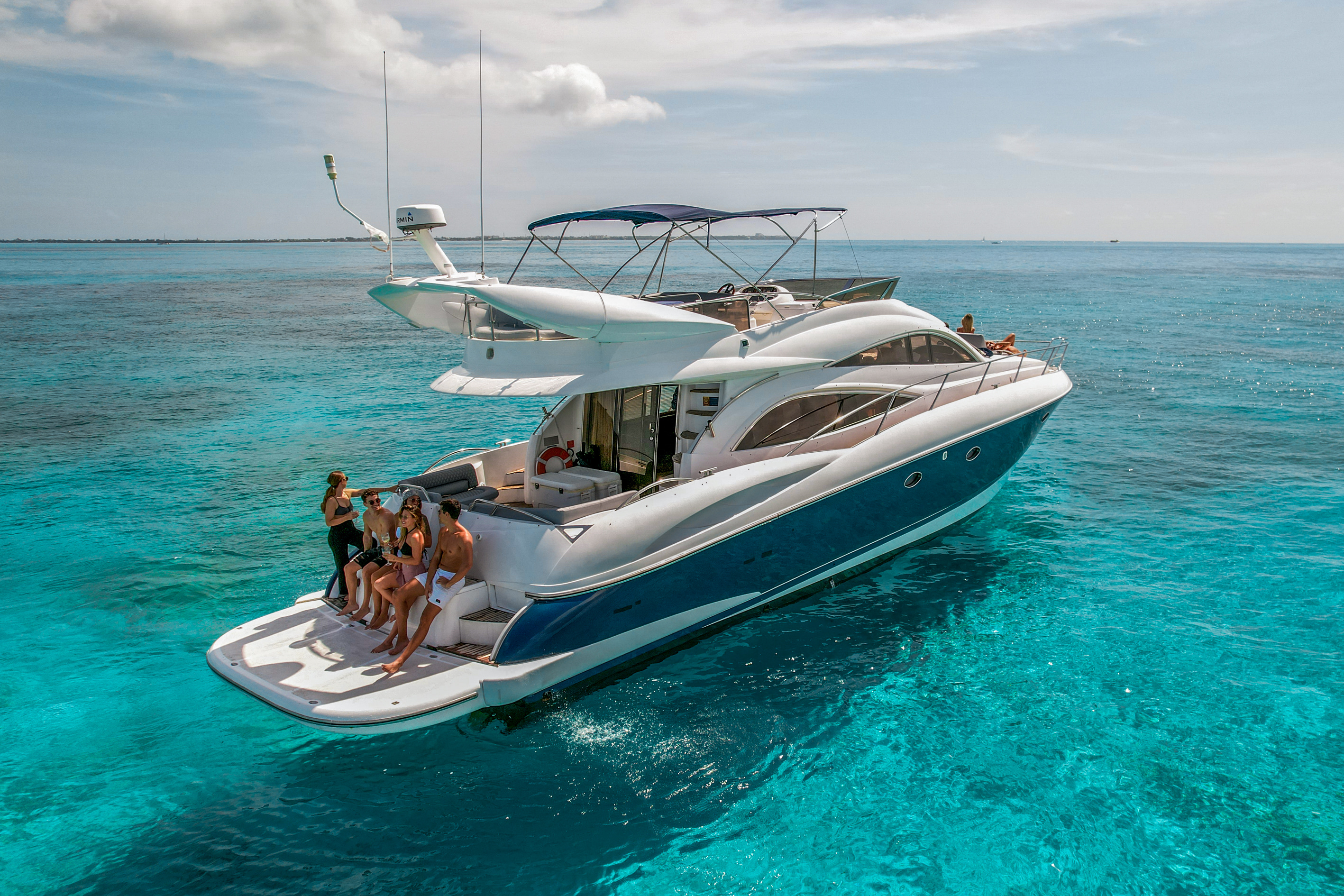Todo Incluido 5 horas Costa y Pizza en 60' Sunseeker Manhattan - Foto 4