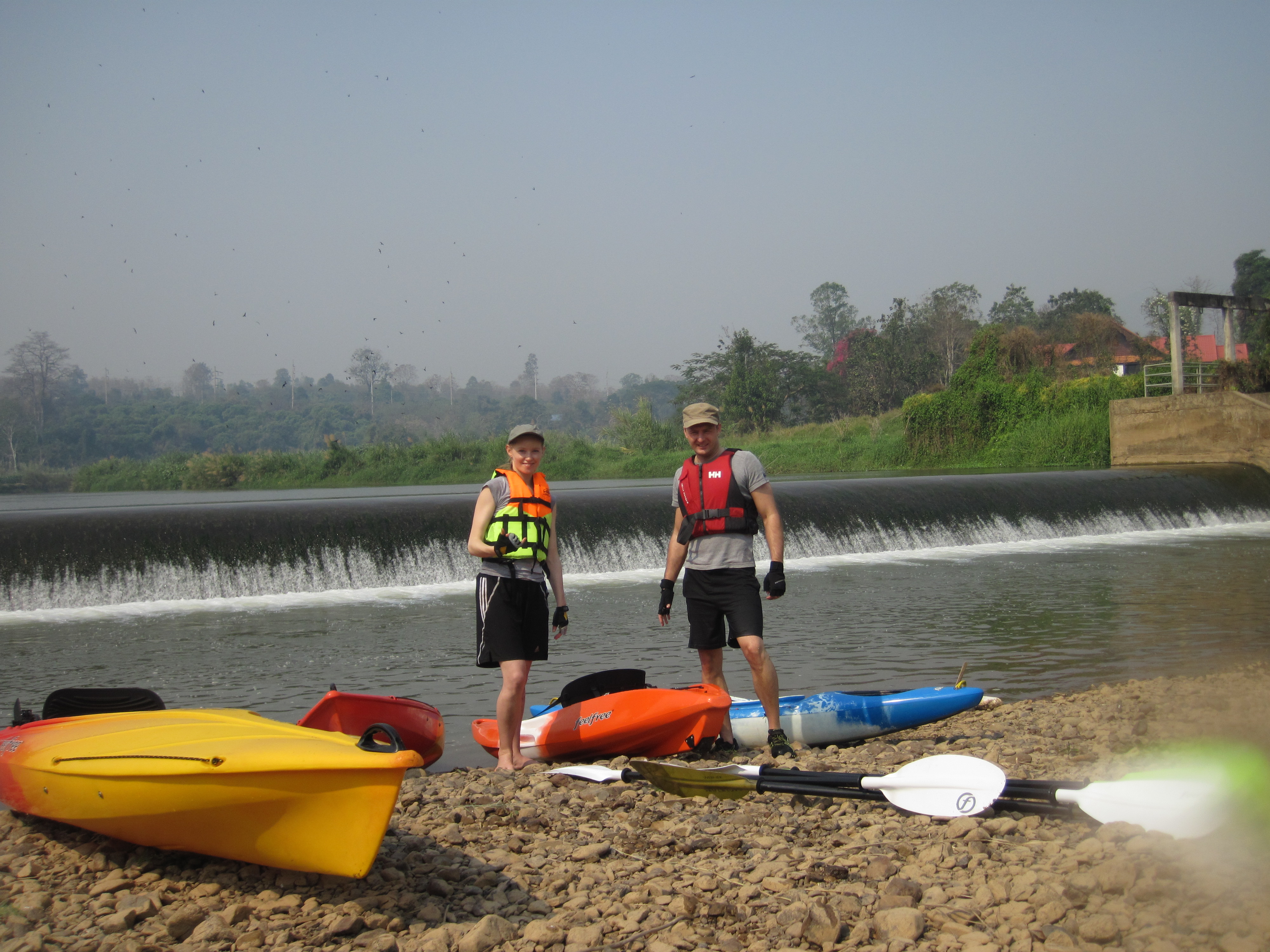 "KAYAK C" Kayak de 1 día, cruce del valle de Mae Ngat por el río Ping, desde Chiang mai