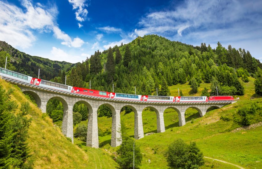 Swiss Alps Bernina Red Train & St. Moritz – Full Day Trip from Milan - Photo 7