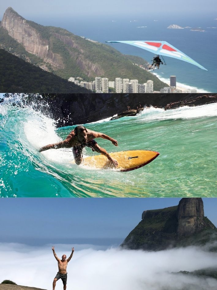 Surfear, caminar y volar: la mejor experiencia en Río