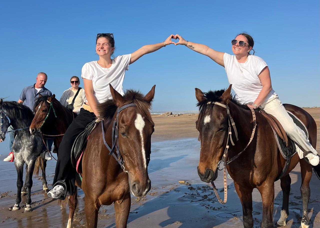 Beach horse riding experience with breakfast and hotel transfers
