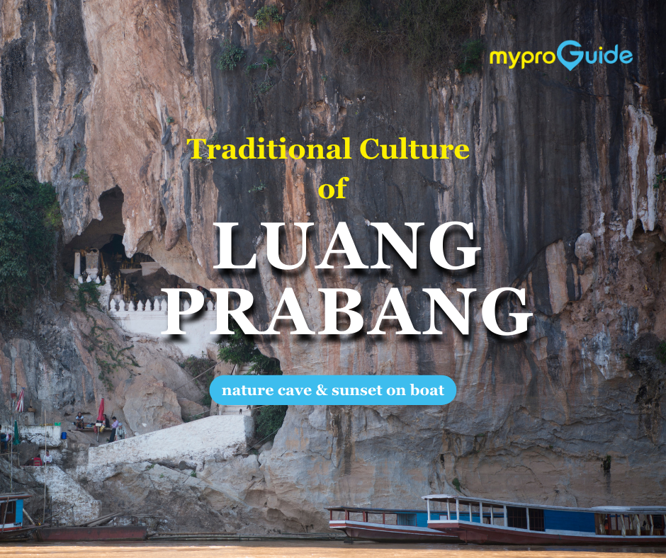 Cultura tradicional de Luang Prabang + cueva natural + atardecer en barco