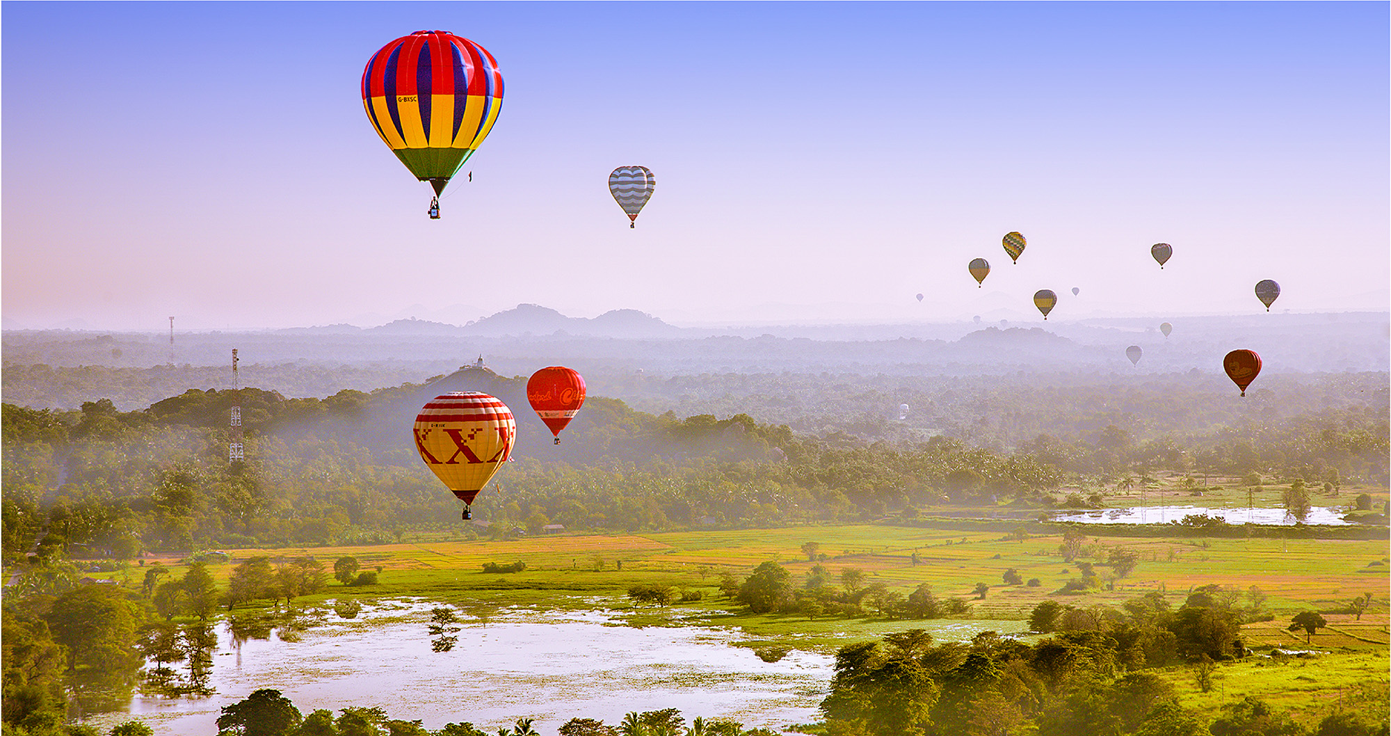 Hot Air Ballooning in Dambulla