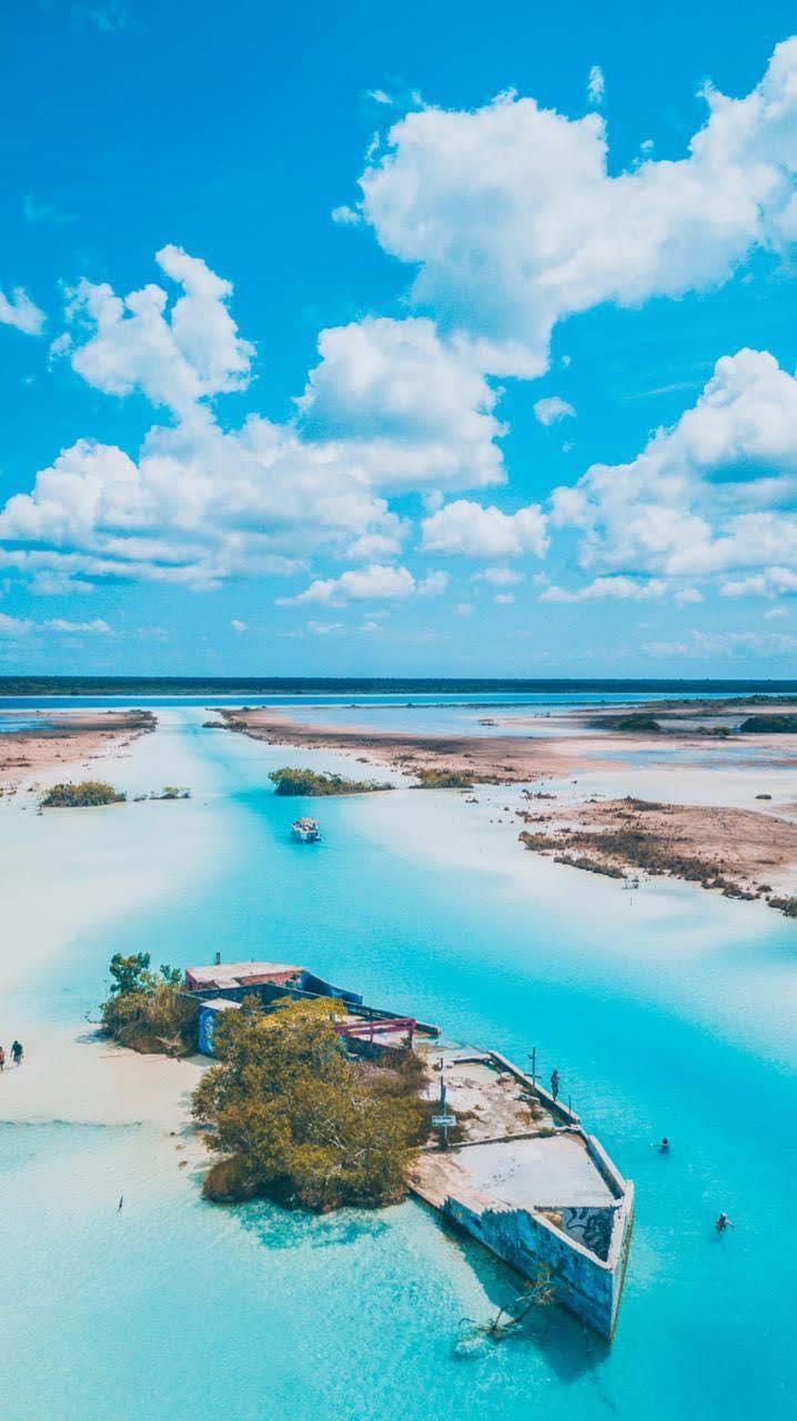 Tour a Bacalar , Laguna de los Siete Colores 3
