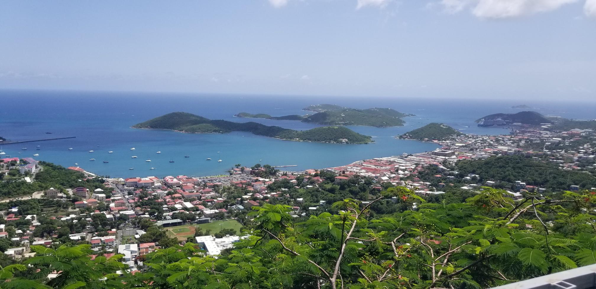 Private Island Drive with Sapphire Beach Stop