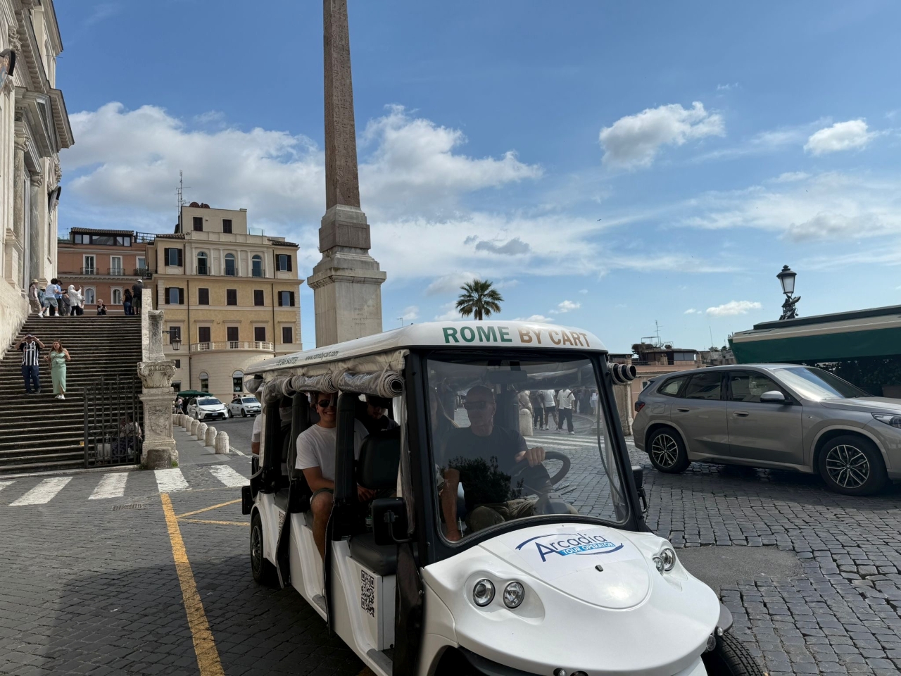 Rome: 3H Roman Churches Tour and Food Experience on a Golf Cart - Photo 2