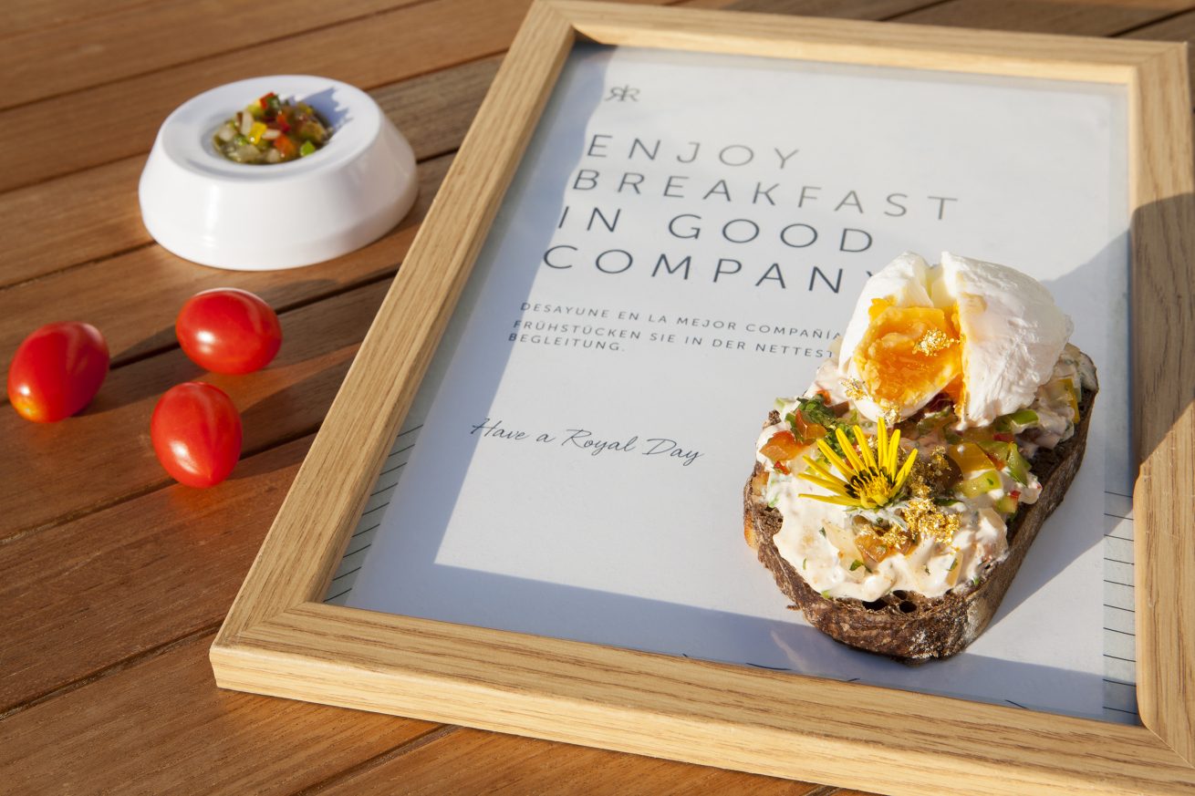 Royal Breakfast at Olivia Restaurant and 90-minute spa circuit