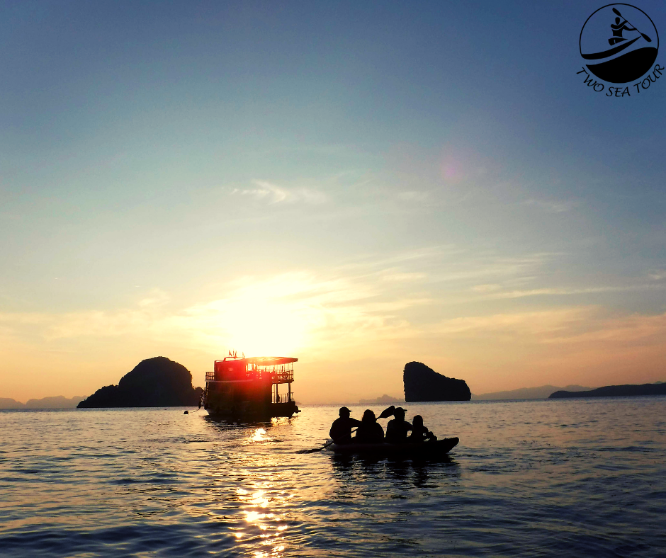 Phang Nga Bay Relaxing Sunset Cruise with Lunch and Dinner-M