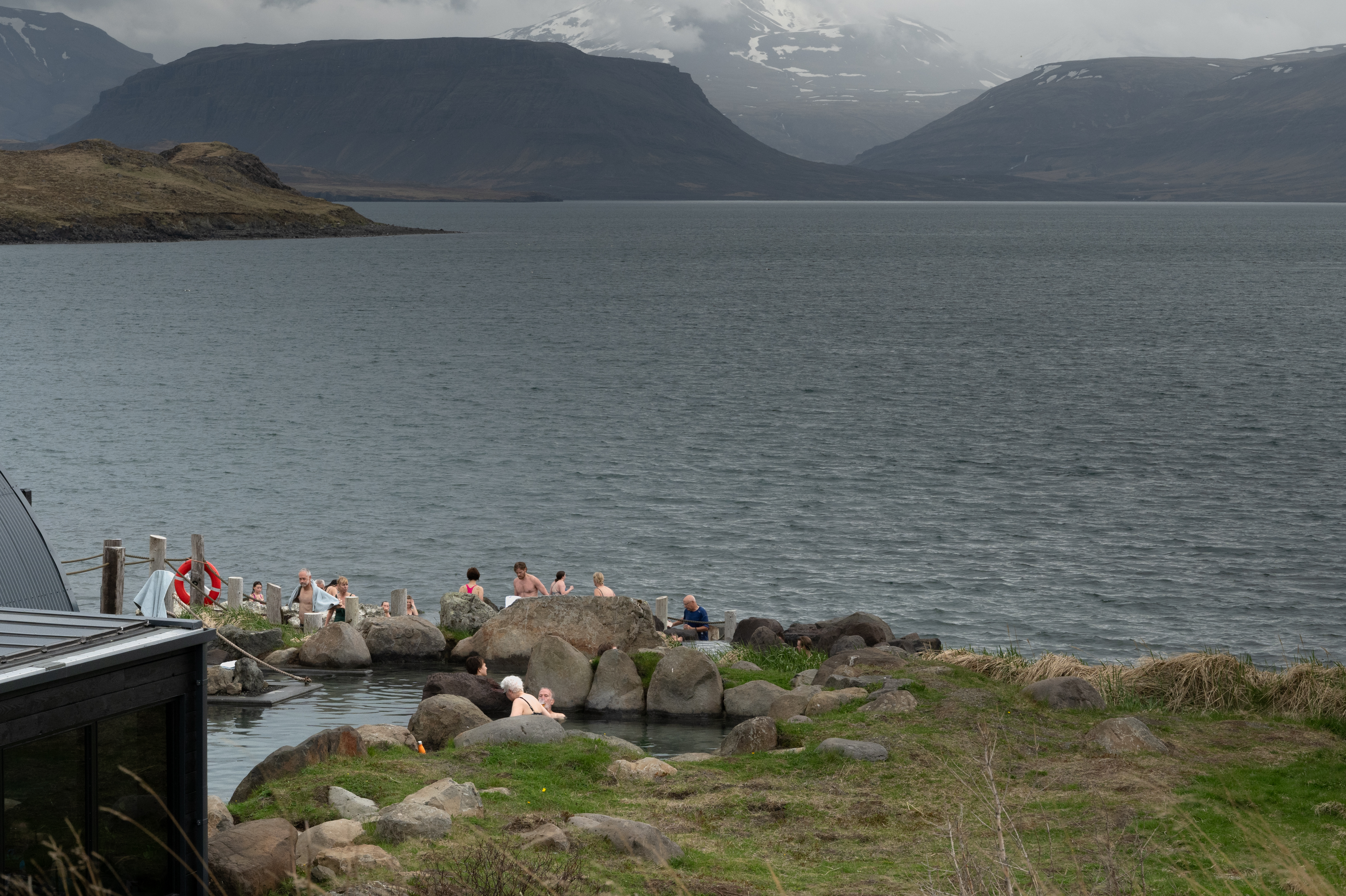 Borgarfjörður, Silver circle in minivan: lava tunnel and hot spring - photo 14