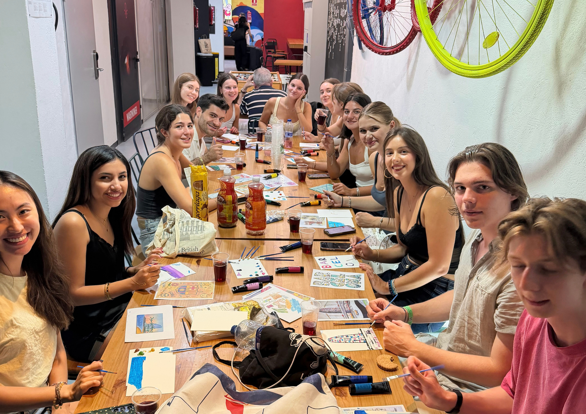 Barcelona Sip & Paint with Unlimited Sangria