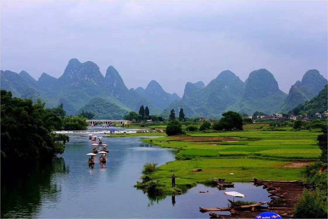 Tour privado: excursión de un día a Yangshuo desde Guangzhou en tren bala de ida y vuelta