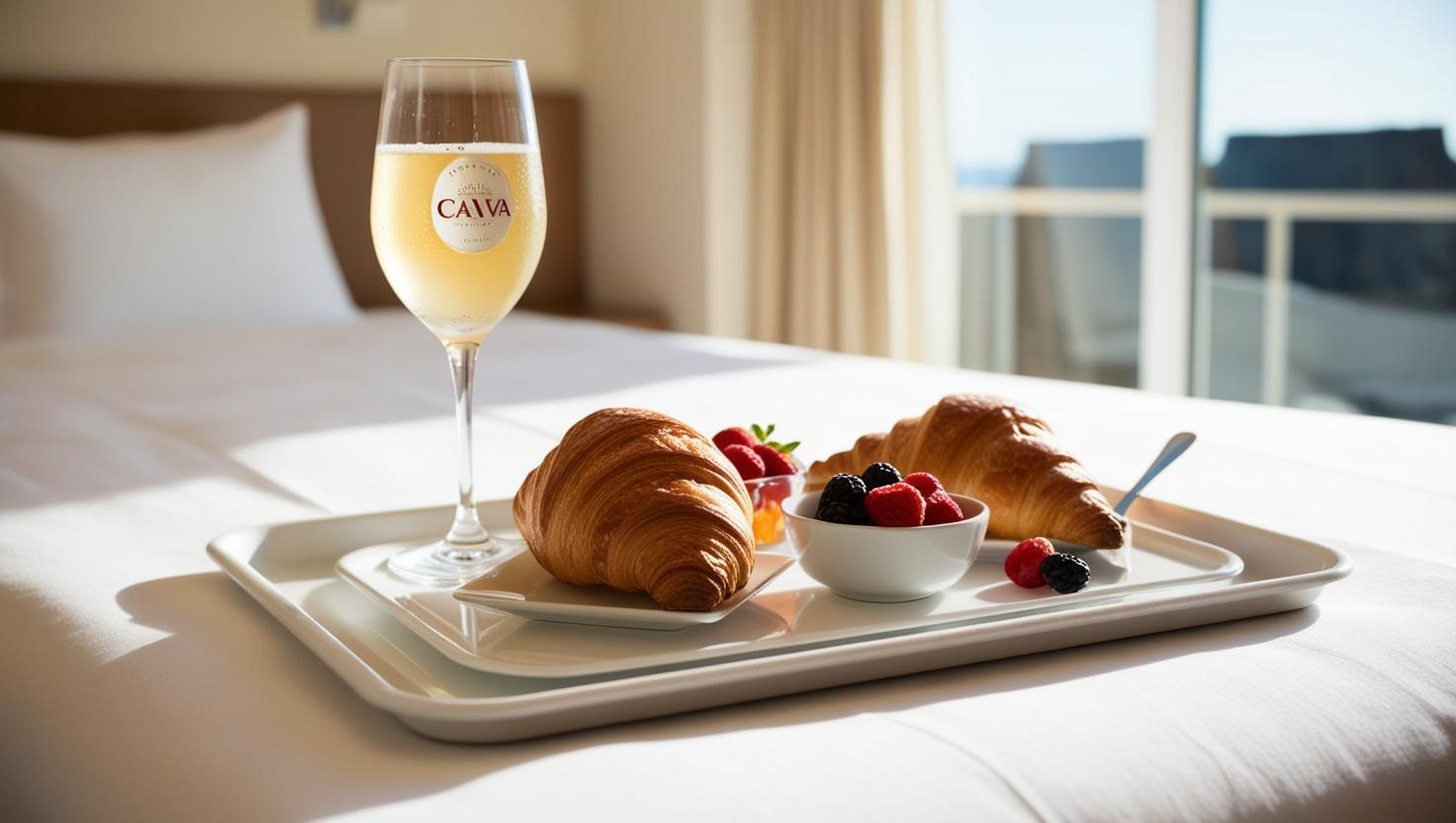 Desayuno exclusivo con Cava en habitación