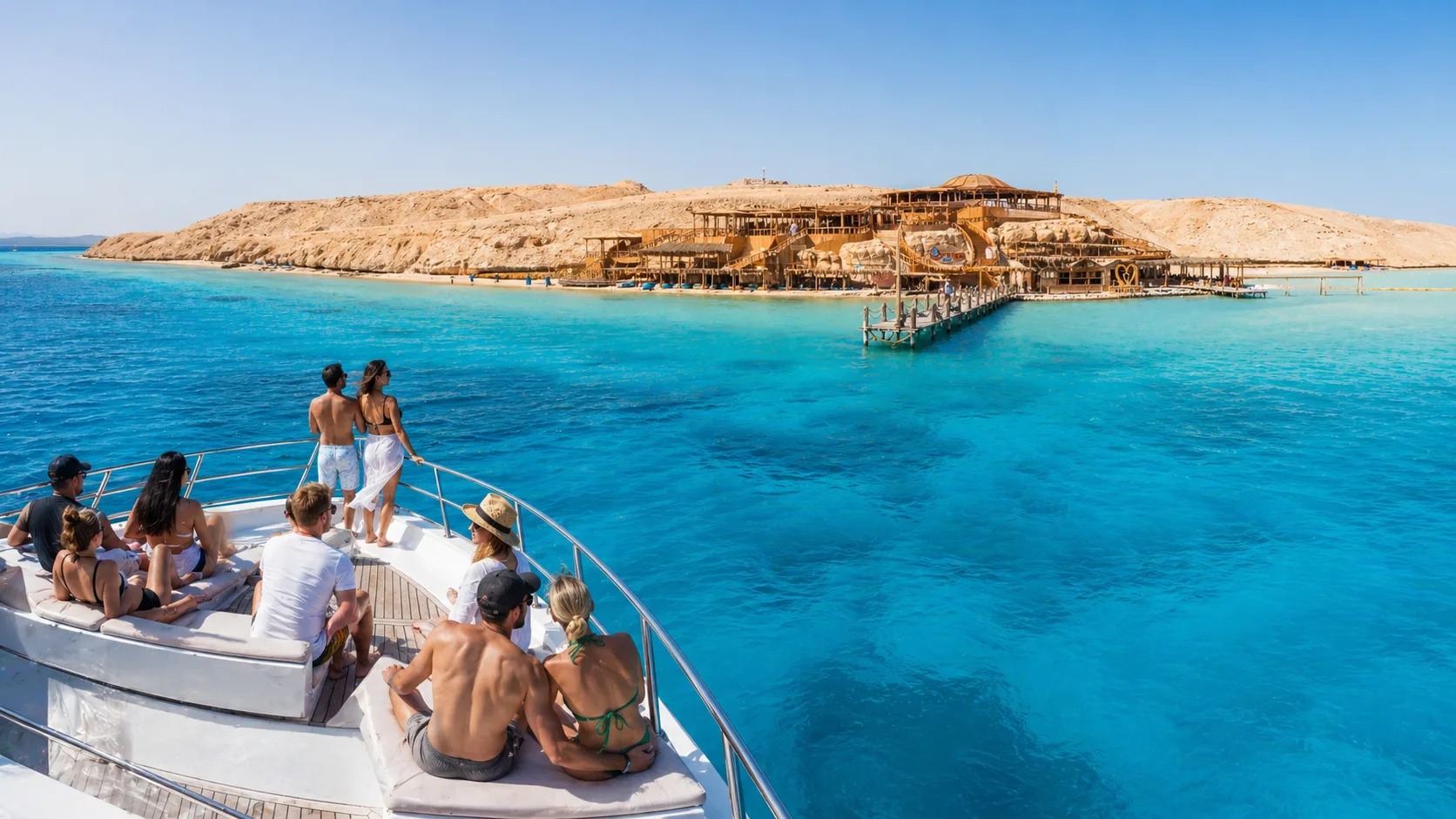 Day tour to Orange Bay Island Snorkeling and Diving Experience
