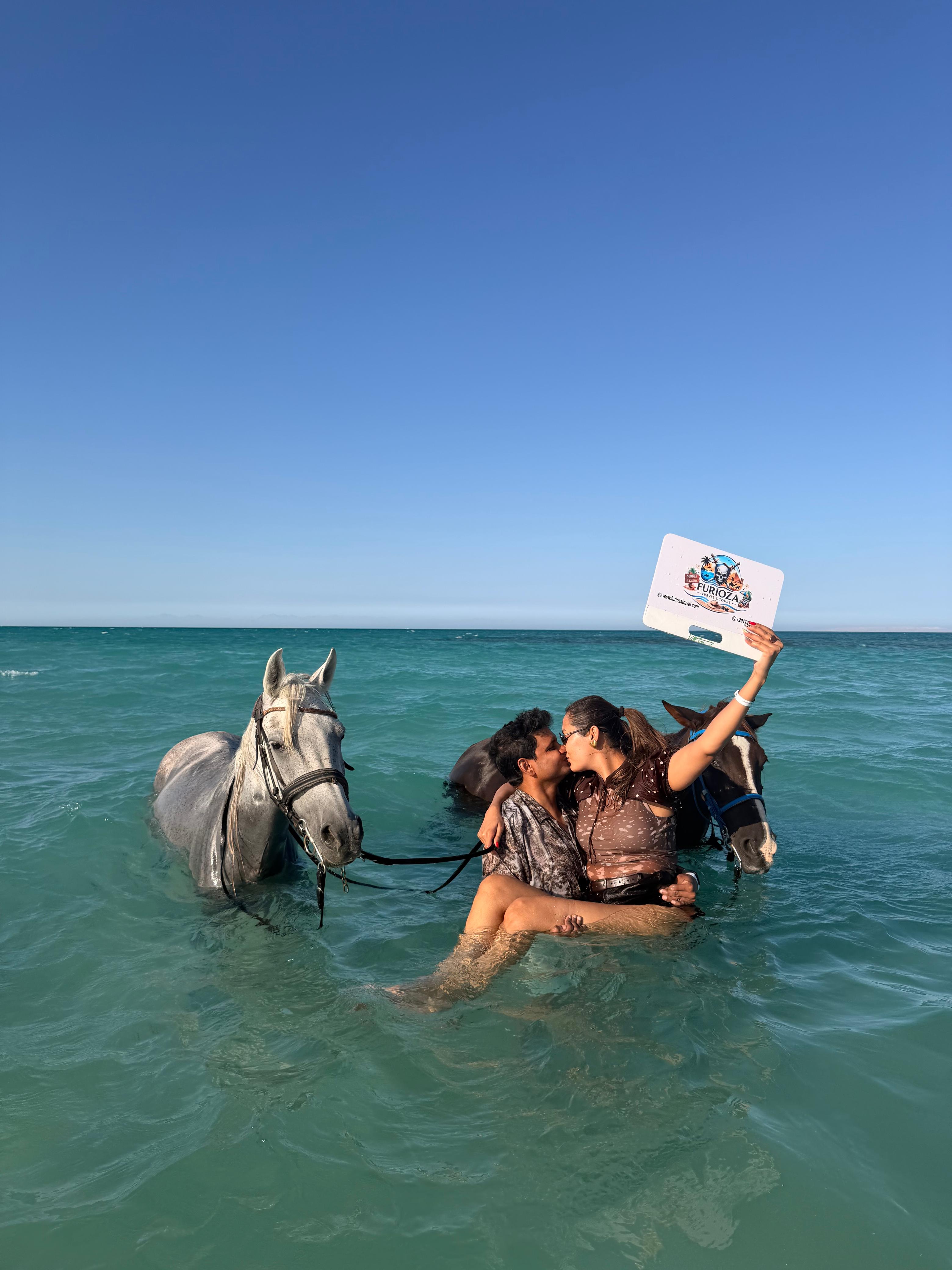 Aventura premium a caballo de 3 horas con natación - Hurghada - Foto 2