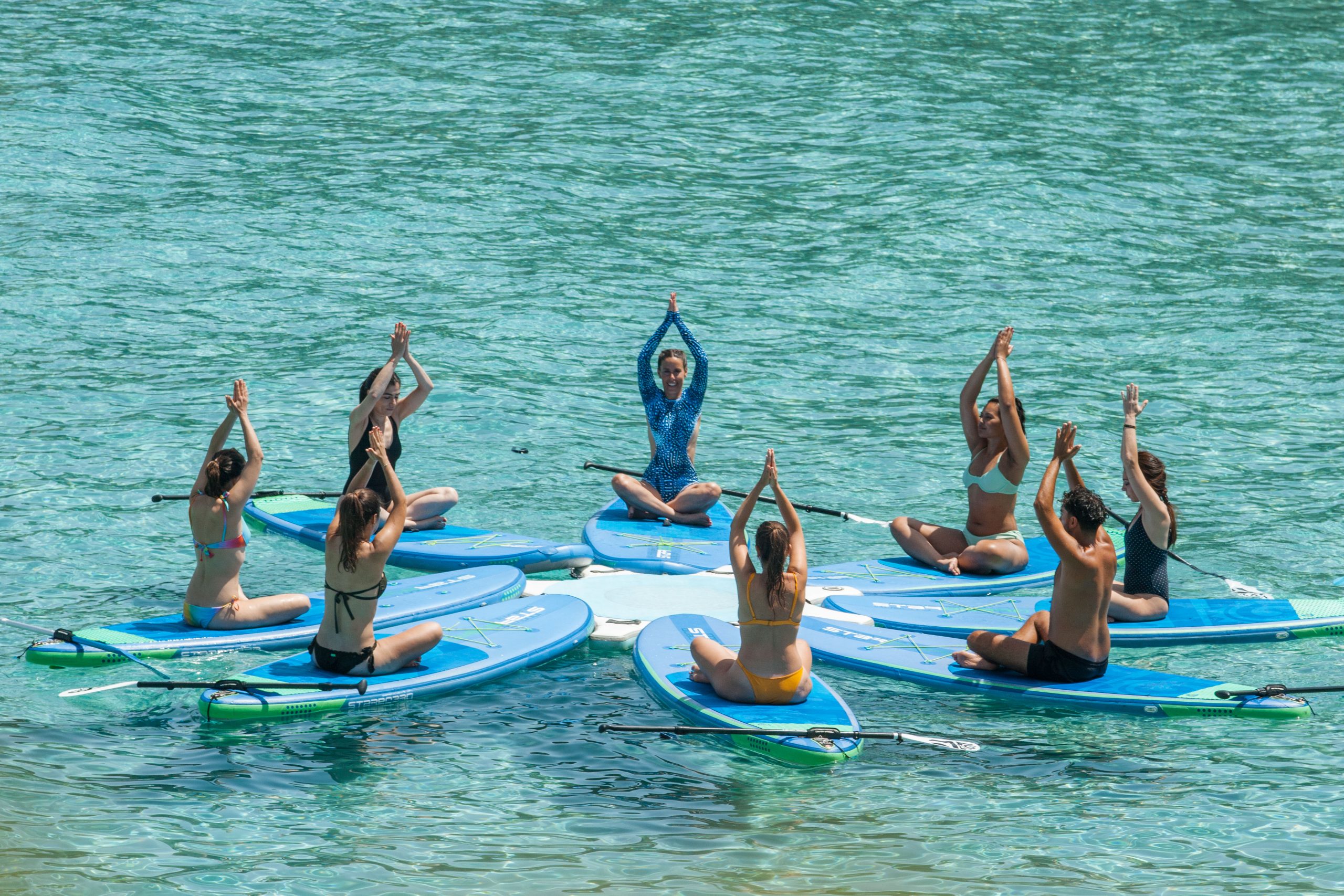 SUP Yoga in Santa Eulalia del Río