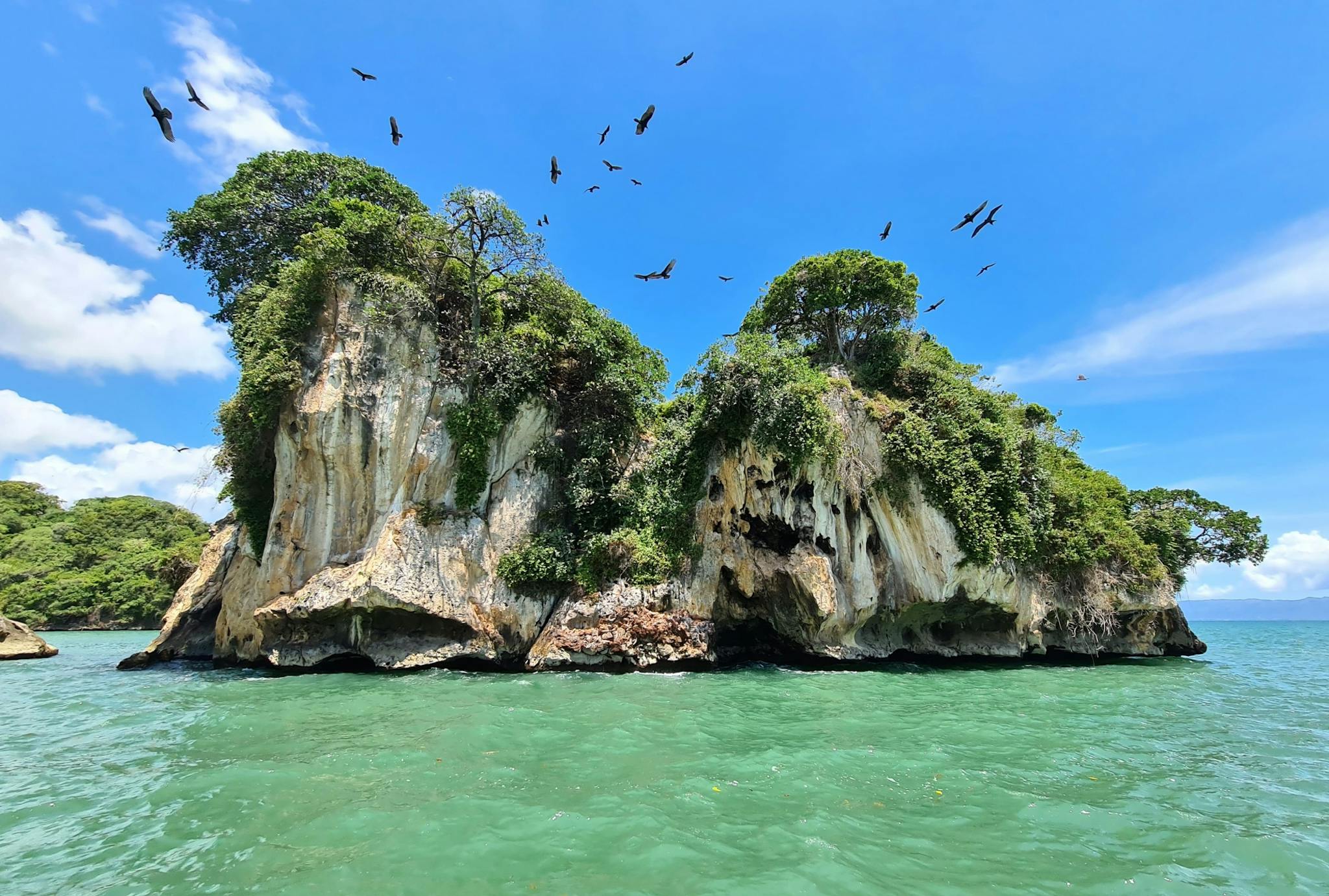 Parque Nacional Los Haitises, Montaña Redonda e Isla Bacardí