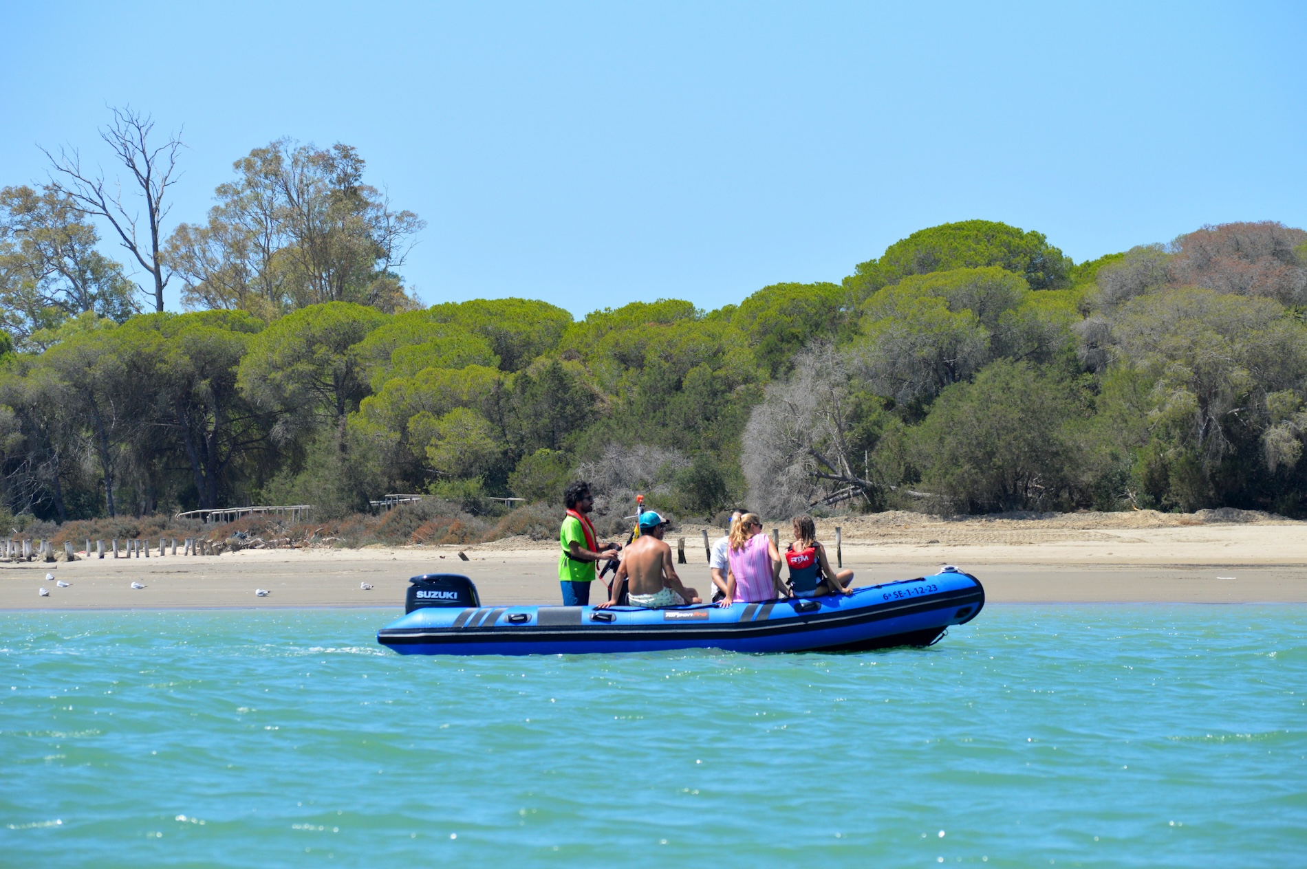 Paseo en lancha de 1 hora por el Río Guadalquivir, salidas desde Sanlúcar