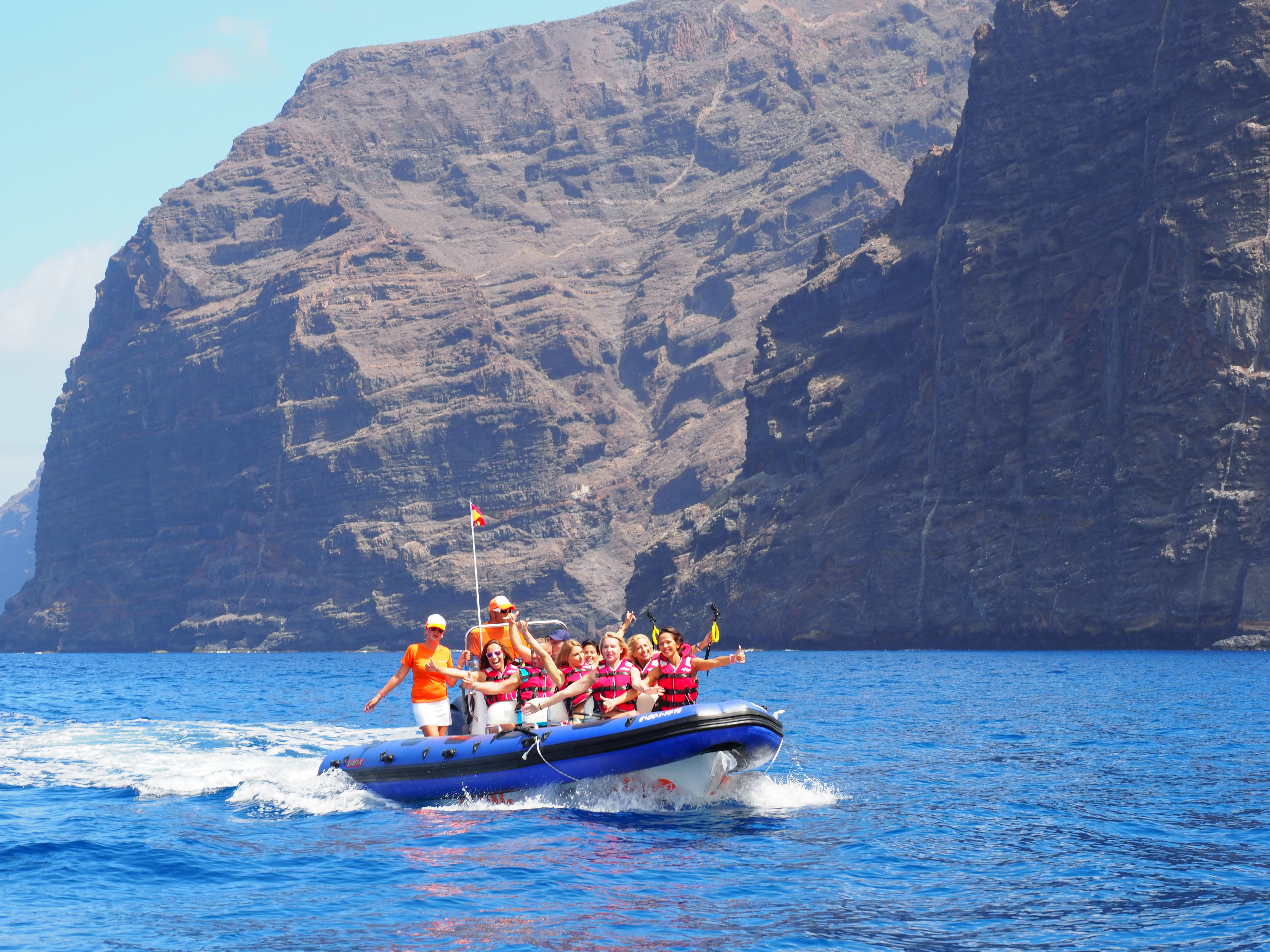 Paseo en barco de Los Gigantes a Punta de Teno 1,5h