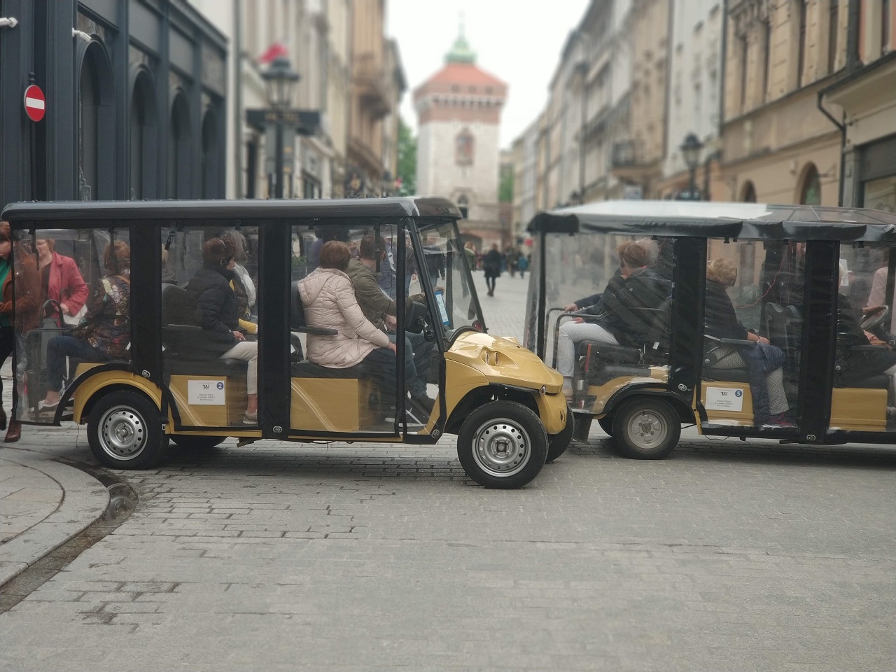 Krakow: Old Town Tour by Golf Cart and Vistula Cruise by Catamaran