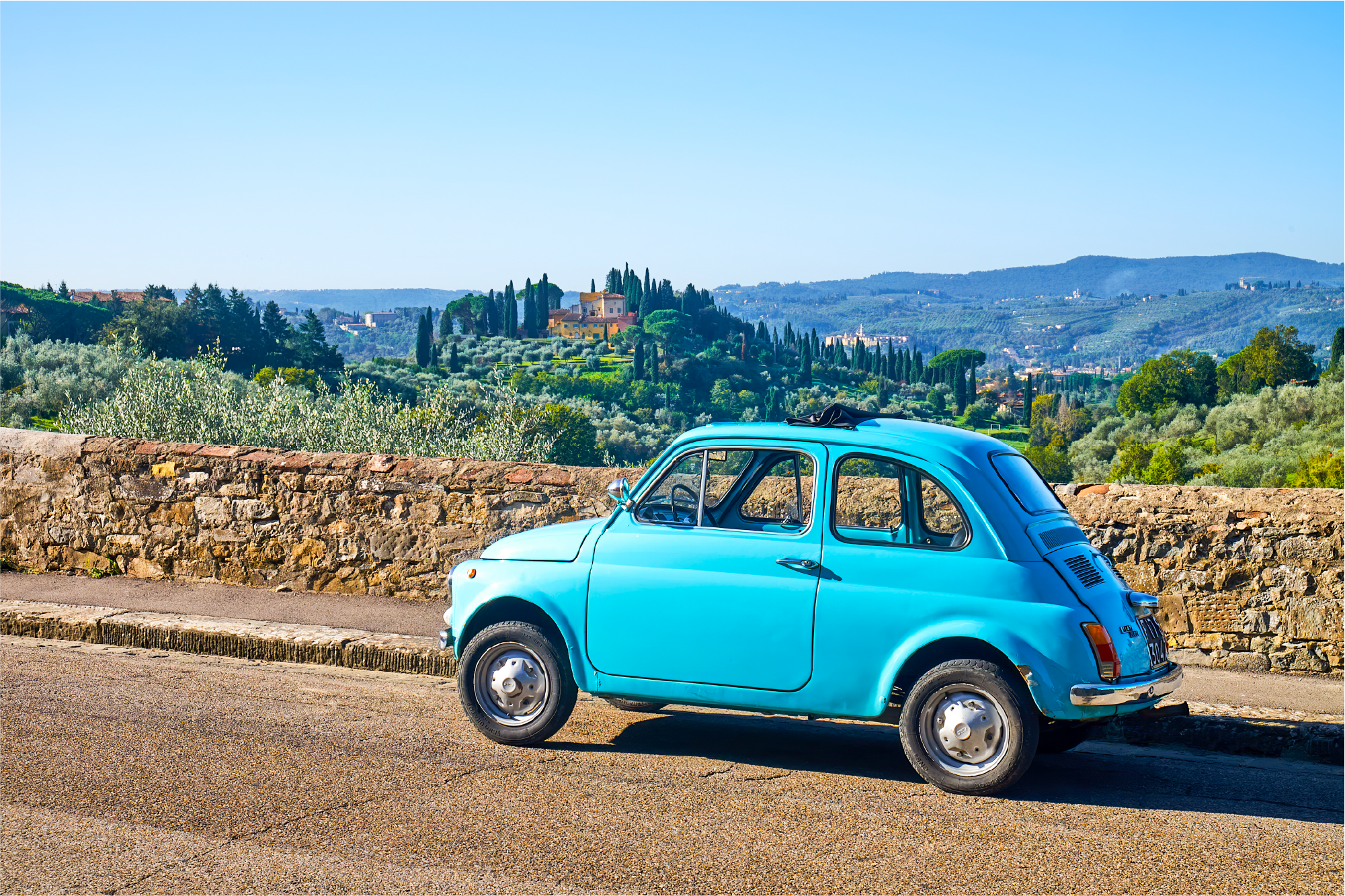 Private Vintage FIAT 500 Ride in the Tuscan Hills with Tasting from Florence - Photo 6