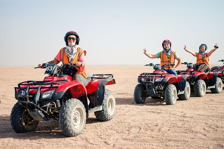 Hurghada Desert Safari Adventure: Quad Bike, Jeep, Camel Ride, Bedouin Village & BBQ Dinner — photo 6